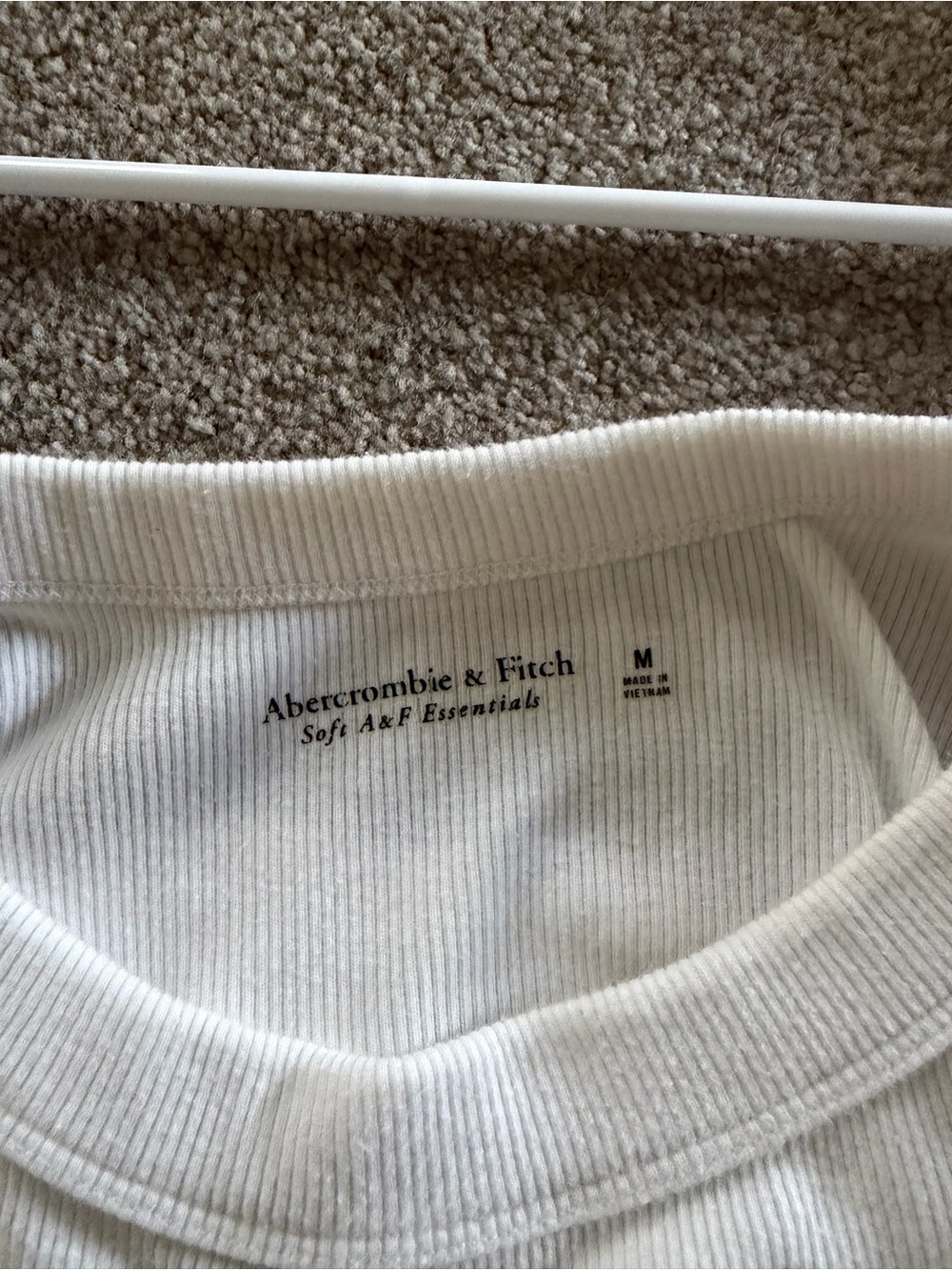 Classic Ribbed Tank Top - White - Picture 4 of 4